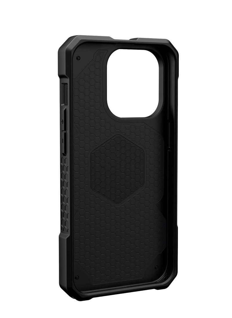 UAG Apple iPhone 13 Pro Case Carbon Fiber 6.1" Monarch Pro Build-in Magnet Compatible with MagSafe Charging Rugged Shockproof Premium Protective Cover - Black  - Image 3