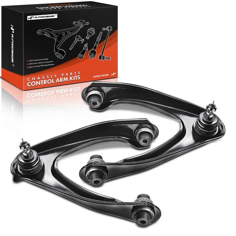 A-Premium APremium 2 x Front Upper Control Arm with Ball Joint Bushing Compatible with Honda CRV 1997 1998 1999 2000 2001