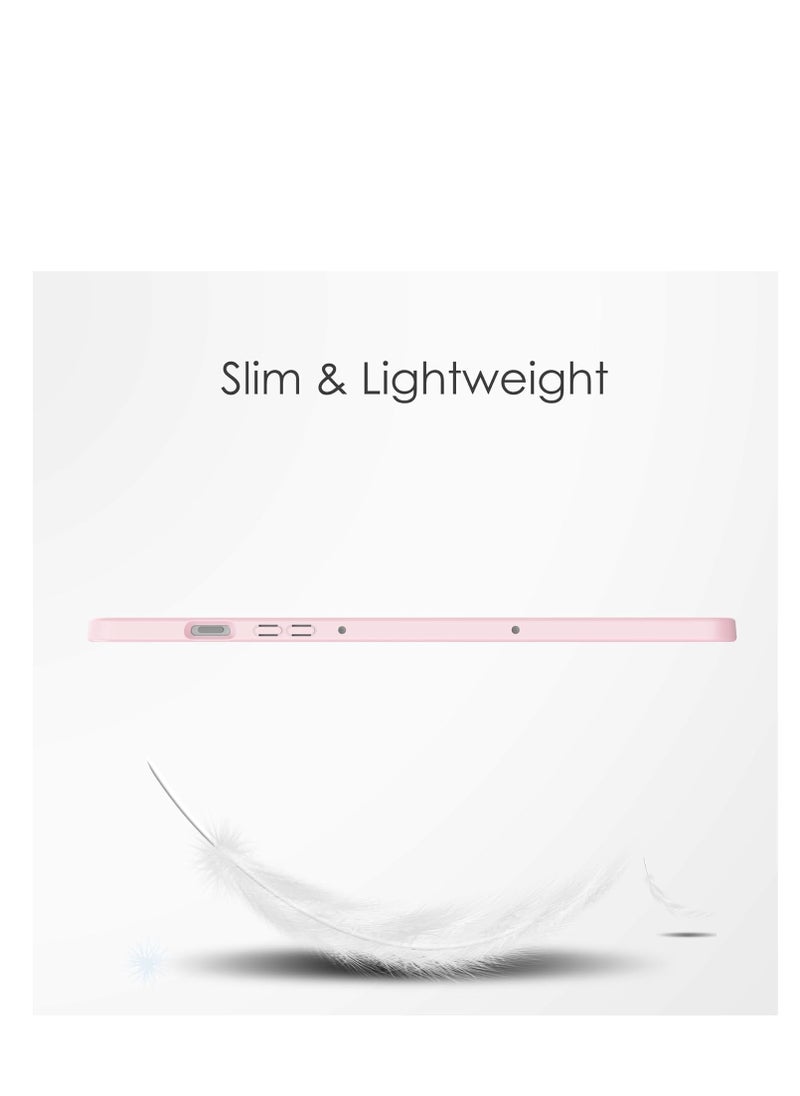 EVO Case for Samsung Galaxy Tab S9 FE 5G 2023 with S Pen Holder, Slim Lightweight Trifold Smart Case, Auto Wake/Sleep, Pink  - Image 2