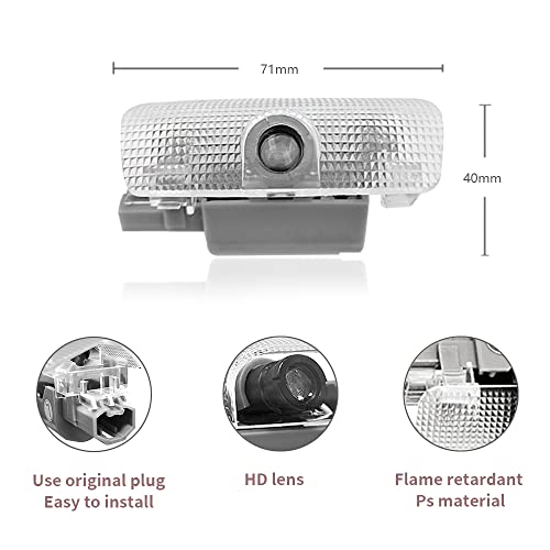 uunonaha 2PCS Car Door Logo Lights Courtesy Projector Laser Welcome Light LED 3D Ghost Shadow Lamp Accessories Compatible for 4Runner 2015-present (Off-Roading car) - Image 3