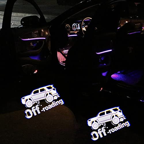 uunonaha 2PCS Car Door Logo Lights Courtesy Projector Laser Welcome Light LED 3D Ghost Shadow Lamp Accessories Compatible for 4Runner 2015-present (Off-Roading car) - Image 4
