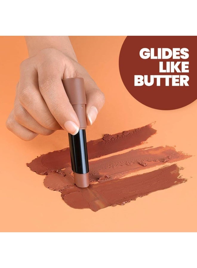 MARS Matte Box Set of 3 Lipsticks for Women | Long-Lasting | Smooth Finish | Moisturising | One Swipe Pigmentation | (3x3.2 gm) (01-Red & Maroon) - Image 3