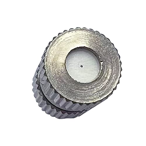 Pysrych High Pressure Brass Nickel Plated Misting Nozzle for Outdoor Cooling Mist System, 0.8mm Ceramics Orifice, Detachable & Cleanable, 10pcs - Image 3