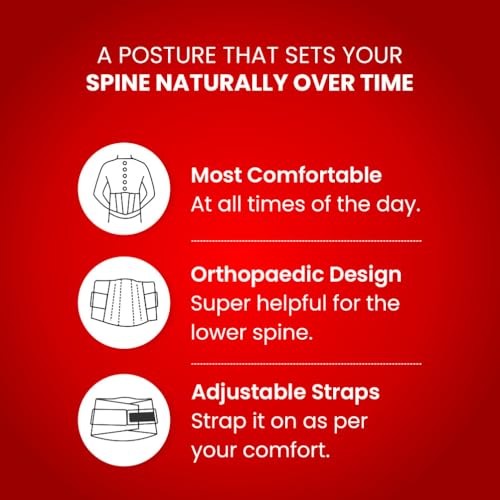 Dr. Ortho Dr.Ortho Lumbo Sacral Belt | Waist & Lower Back Support Belt | With Dual Adjustable Straps for Men & Women - 2XL (130-145cm) - Image 5