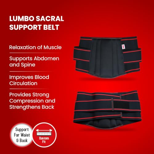 Dr. Ortho Dr.Ortho Lumbo Sacral Belt | Waist & Lower Back Support Belt | With Dual Adjustable Straps for Men & Women - 2XL (130-145cm) - Image 4