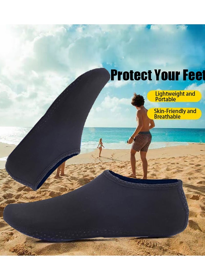 TAPIT Water Shoes Womens Mens Beach Shoes Quick-Dry Barefoot Aqua Shoes Socks Snorkeling Shoes Water Socks for Outdoor Beach Swim Surf Walking Yoga (C) - Image 1