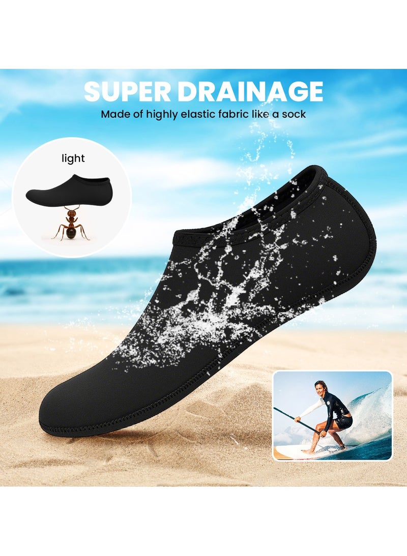 TAPIT Water Shoes Womens Mens Beach Shoes Quick-Dry Barefoot Aqua Shoes Socks Snorkeling Shoes Water Socks for Outdoor Beach Swim Surf Walking Yoga (C) - Image 2