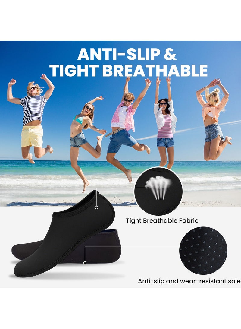 TAPIT Water Shoes Womens Mens Beach Shoes Quick-Dry Barefoot Aqua Shoes Socks Snorkeling Shoes Water Socks for Outdoor Beach Swim Surf Walking Yoga (C) - Image 4