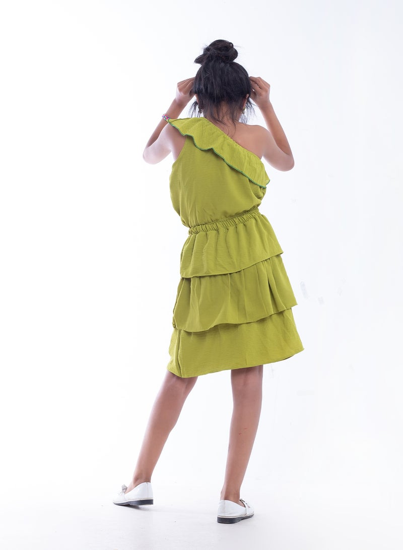 بيبو_طقم اون شولدر للبنات_كيوي - Image 3