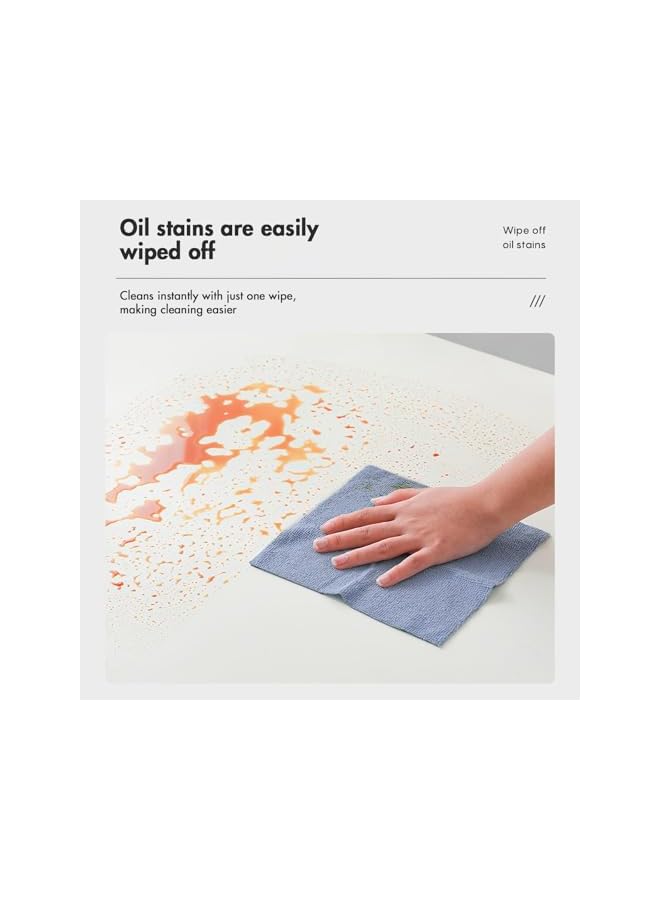 promass Disposable Dish Cloths, Microfiber Cleaning Cloth, Reusable Paper Towels, Wet Dry Cleaning Cloth, Kitchen Cleaning Rags, Window Cleaning Cloths Rag Cleaning Wipes for Car, 20 Sheets (Blue) - Image 3