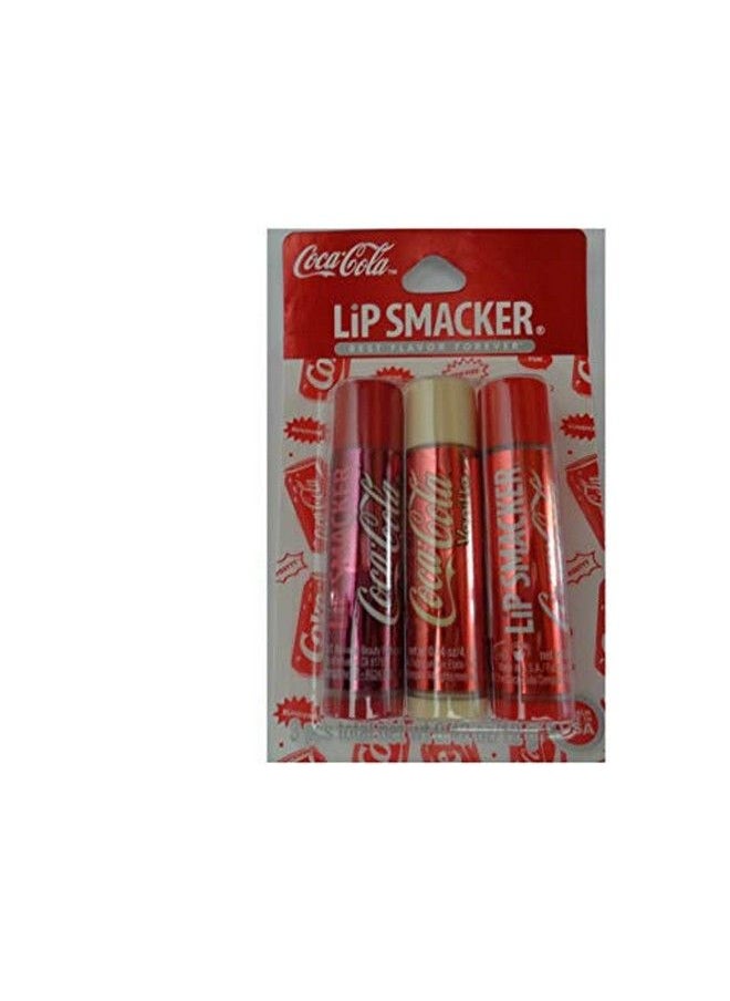 Lip Smacker Coca Cola Cherry Coca Cola Vanilla And Original Coca Cola Trio Lip Balm Set  - Image 4