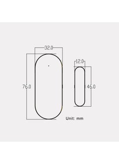 NIBEMINENT WIFI Door Sensors Alarms Contact Wireless Door Window Magnet Entry Detector Sensor for Home Security APP tuya  - Image 1