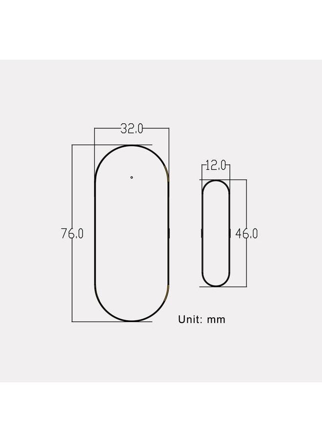NIBEMINENT - WIFI Door Sensors Alarms Contact Wireless Door Window Magnet Entry Detector Sensor for Home Security APP tuya - Image 1