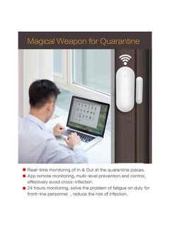 NIBEMINENT WIFI Door Sensors Alarms Contact Wireless Door Window Magnet Entry Detector Sensor for Home Security APP tuya  - Image 4