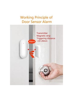 NIBEMINENT WIFI Door Sensors Alarms Contact Wireless Door Window Magnet Entry Detector Sensor for Home Security APP tuya  - Image 5