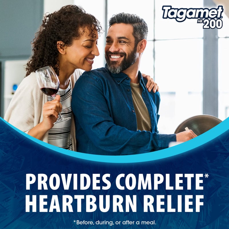 Tagamet HB 200 mg Cimetidine Acid Reducer and Heartburn Relief, Relieves and Prevents Indigestion, Icy Cool Mint Flavor, 30 Count - Image 5
