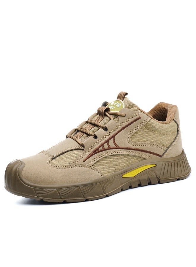 NIBEMINENT Labor Insurance Shoes Breathable Anti-smashing Anti-piercing Anti scalding Insulation Lightweight Solid Bottom - Image 1