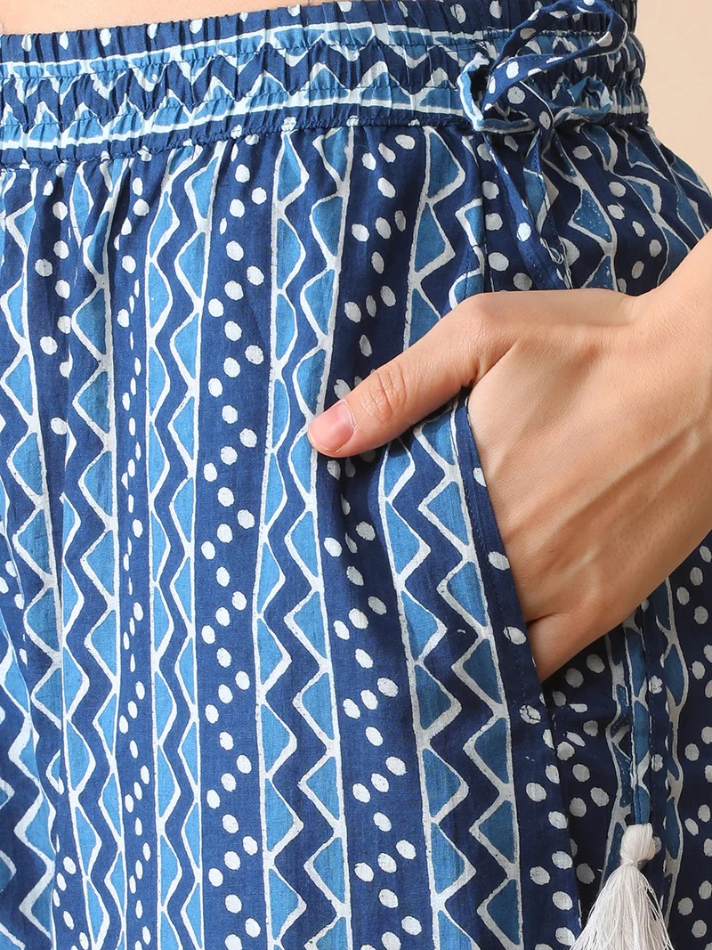globus Women Printed Ethnic Palazzos