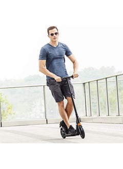 Fitness World push scooter with large wheels, adjustable height and foldable double suspension system  - Image 2