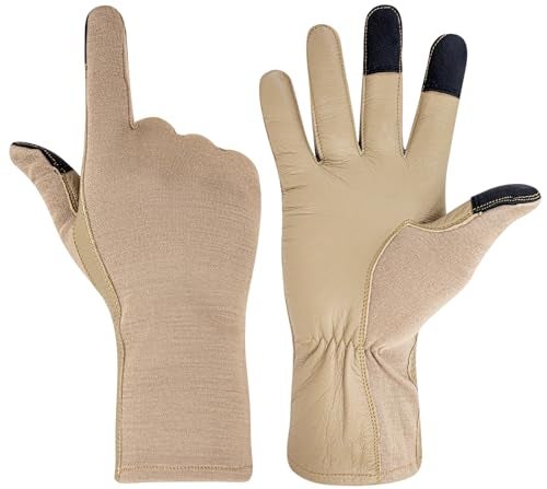 ONETAC Outdoor Touch Screen Nomex Flight Flyer Pilot Operator Duty Gloves (XSmall) - Image 4