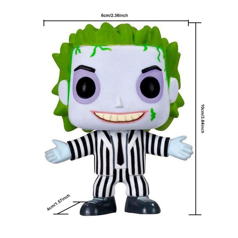 POP Funko Pop Movies Beetlejuice Vinyl Figure, Scary Adorable Stylized Design, Rotating Head Displayable Window Box - 3 3/4 Inches Tall for Collectors - Image 2