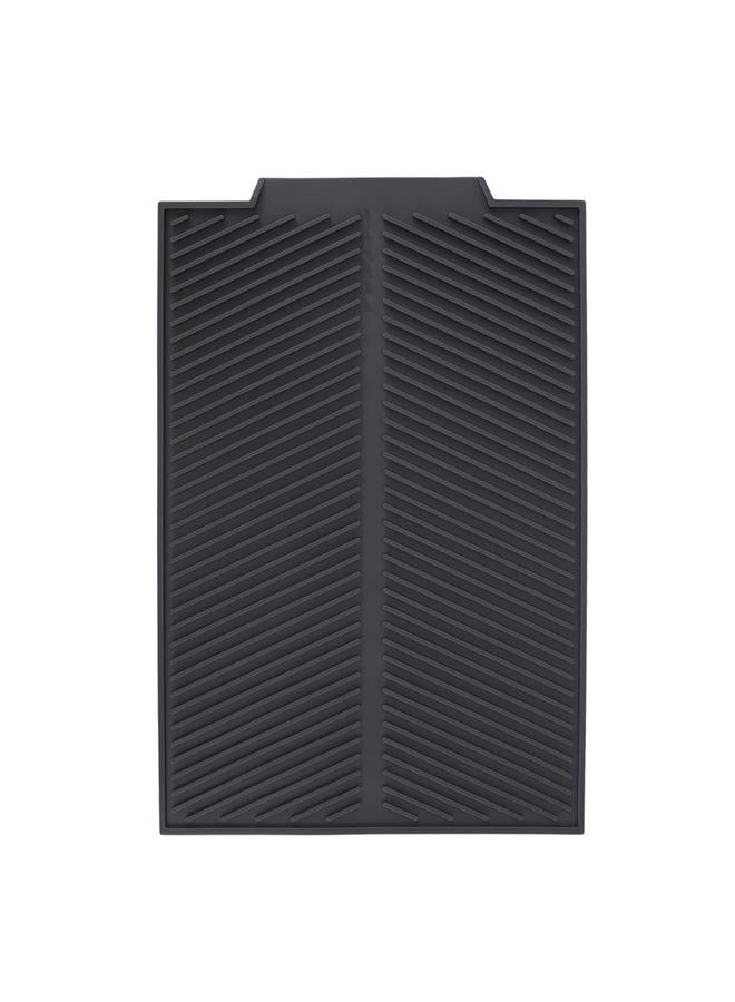 إسكدنيا Silicone Dish Drying Mat Anti Slip Shock Proof Easy To Clean Kitchen Counter Drying Mat for Dish Bowl Fork S 39x25cm - Image 1