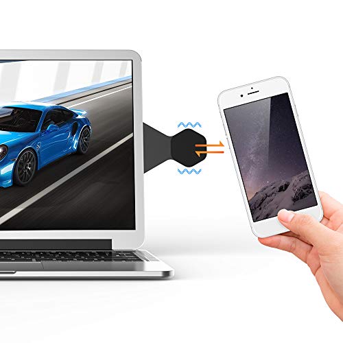 xcivi Monitor Side Mount Magnetic Bracket - Laptop Duo Screen Mount for Smartphone or Tablet (Black) - Image 2