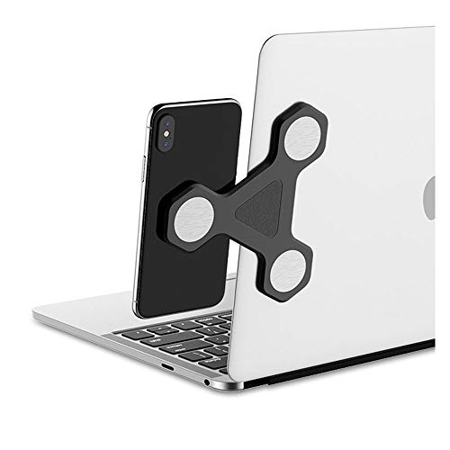 xcivi Monitor Side Mount Magnetic Bracket - Laptop Duo Screen Mount for Smartphone or Tablet (Black) - Image 1