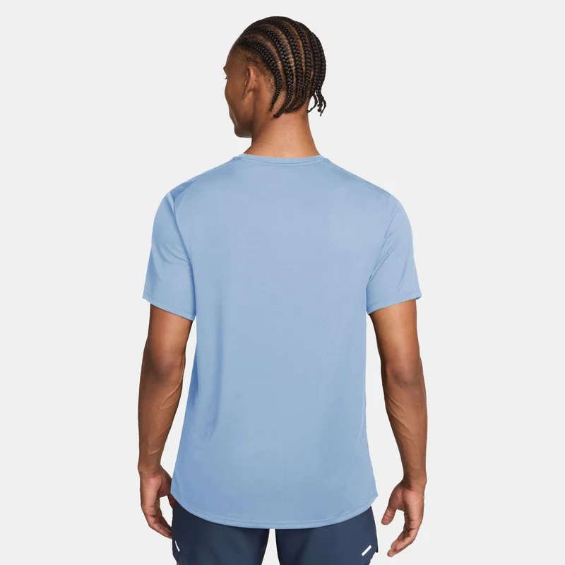 Nike Blue Men's Miler Dri-FIT UV Running T-Shirt for Men | Best Price UAE