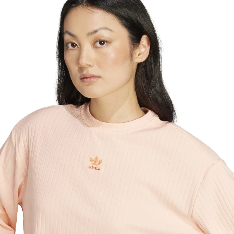 Adidas ESS WR LS Pink Originals Women T-SHIRTS