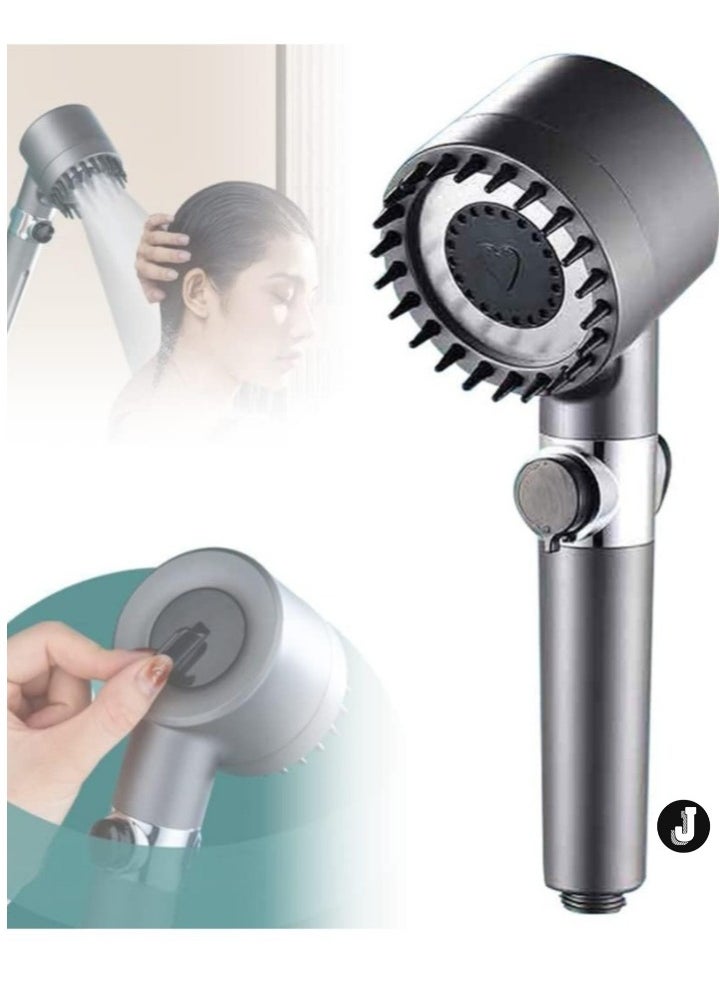 JAJEEK "NEW German Multifunctional Massage Shower Head Set – High Pressure Handheld Shower with Skin Beauty Features (Gray)" - Image 1