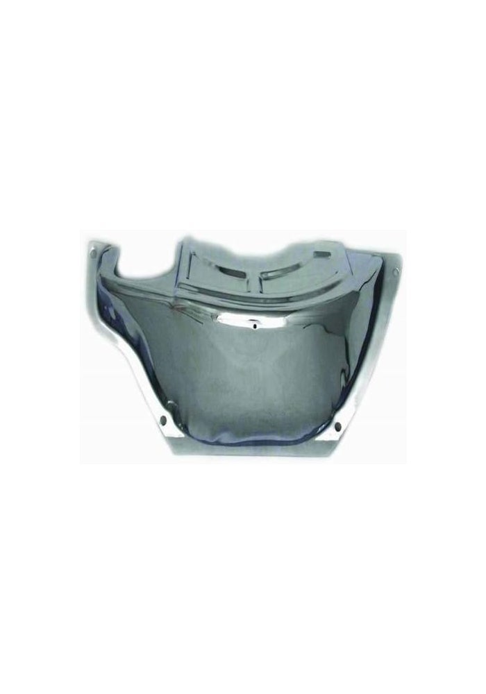Racing Power R9417 Flywheel Dust Cover - Chrome Steel