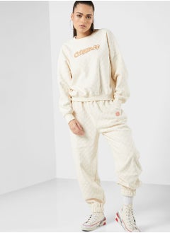 Tonal Racing Checker Sweatpants