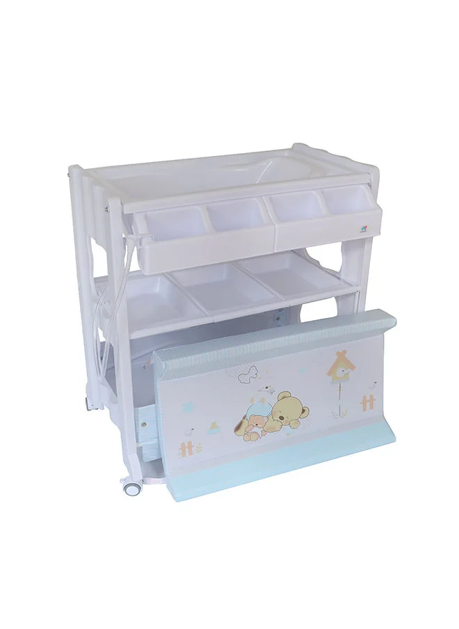 TheKiddoz Changing Table With Bathtub -   Boy Design