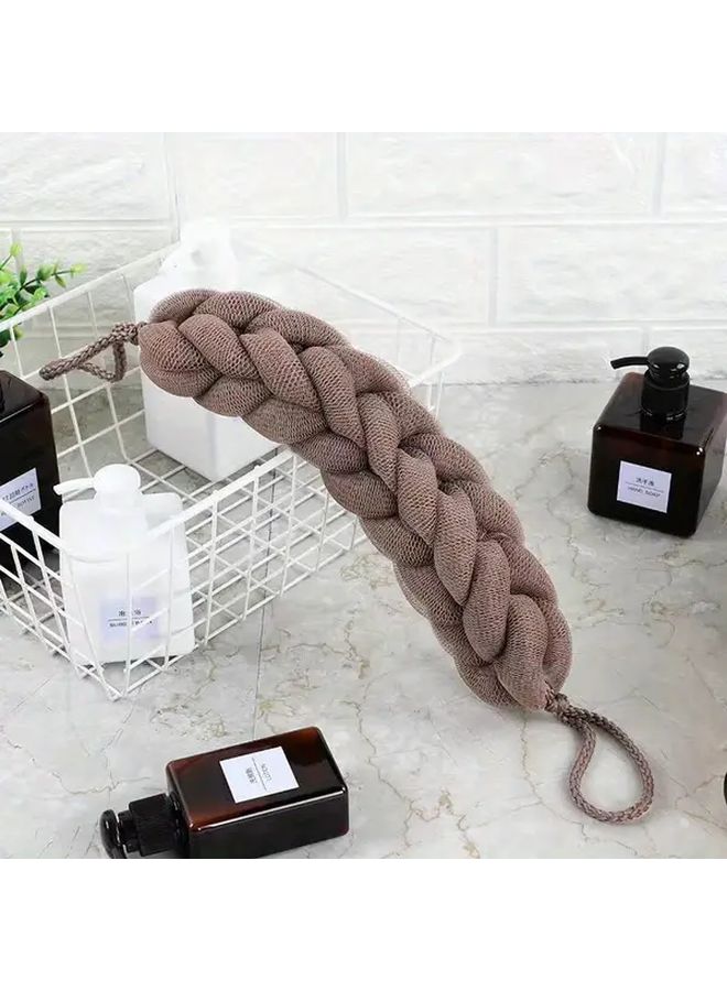 فرشاة استحمام خضراء مع حلقة تعليق مقشر الجسم غير قابل للانزلاق - Image 5