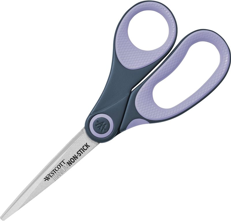 Titanium Bonded Non Stick Scissors, Purple, 8"