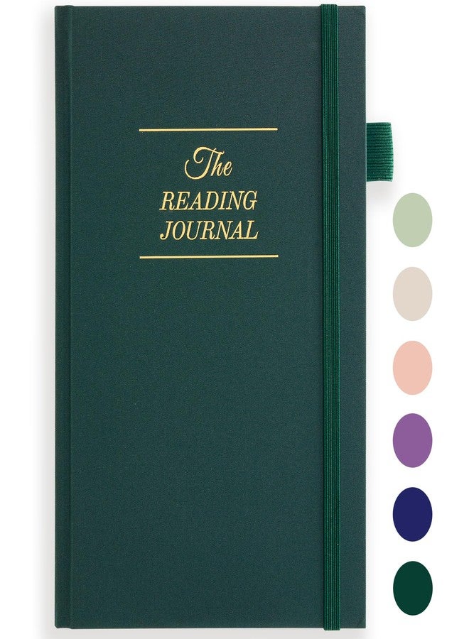 JUBTIC Reading Journal - Book Journal Reading Log for 75 Book Review and Track Your Reading Progress - Gift Book Accessories for Book Lovers and Voracious Readers - 75 Books，A5 Size (Pine Green) - Image 1