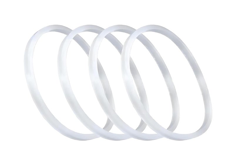 AtLoGs AtLoGs Blender Jar Base Rings suitable for MAGIC BULLETWONDERCHEF NutriBlenders 4 Units White Silicon - Image 1