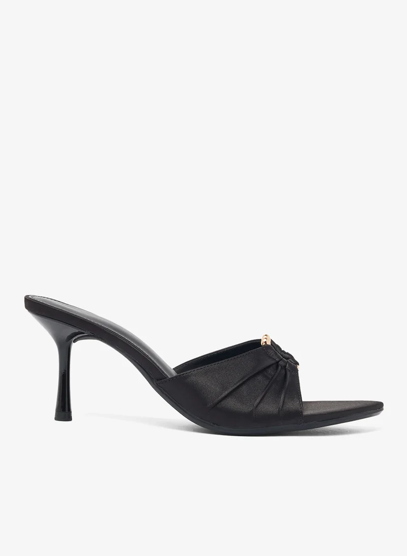 Ella Limited Edition Satin Mid Heel Sandals