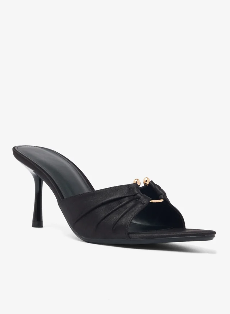 Ella Limited Edition Satin Mid Heel Sandals