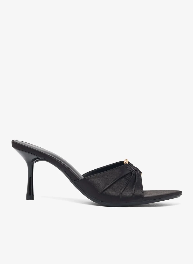 Ella Limited Edition Satin Mid Heel Sandals
