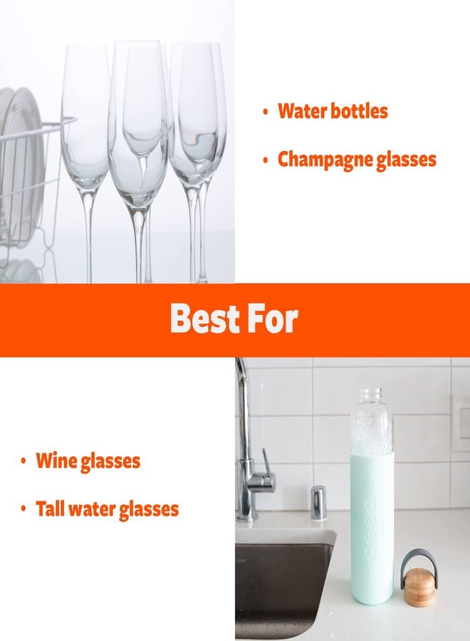 Full Circle Magic Wand Replacement Head - Sponge Head for Washing Glasses - Non Scratch Glass Safe Scrubber Sponge - Image 5