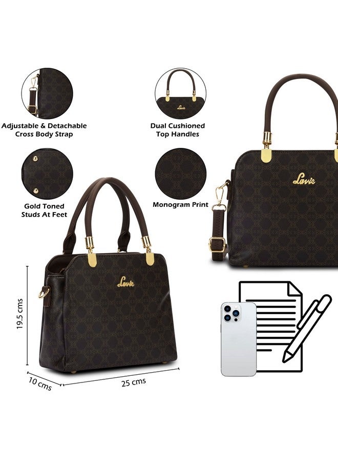 Lavie Women's Neeza 3C Satchel Bag for Women | Satchel Handbag for Work | Ladies purse | Stylish Shoulder Bag | Gift for Women - Image 3