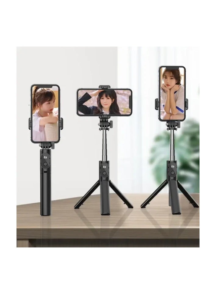 K10-S Selfie Stick Multi-function Monopod Tripod Stick With LED Light Compatible With IOS and Android - Image 2