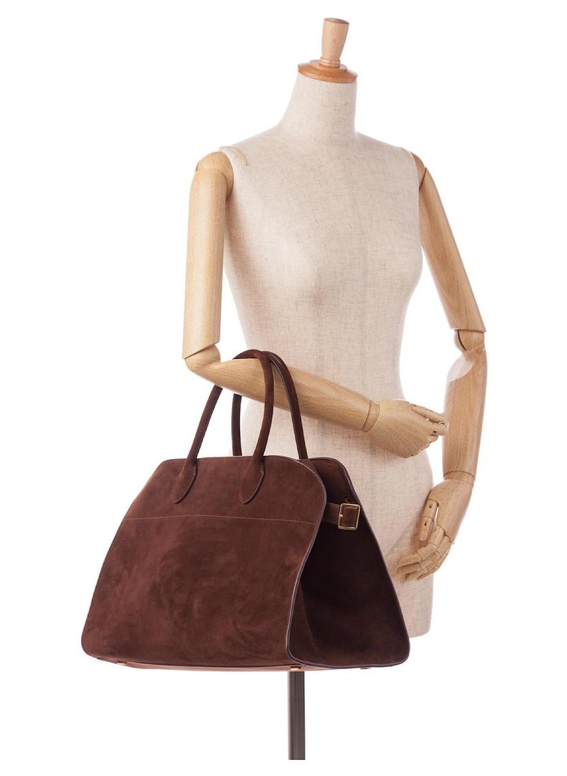 TR - The Row Soft Margaux 15 suede tote bag - Image 1
