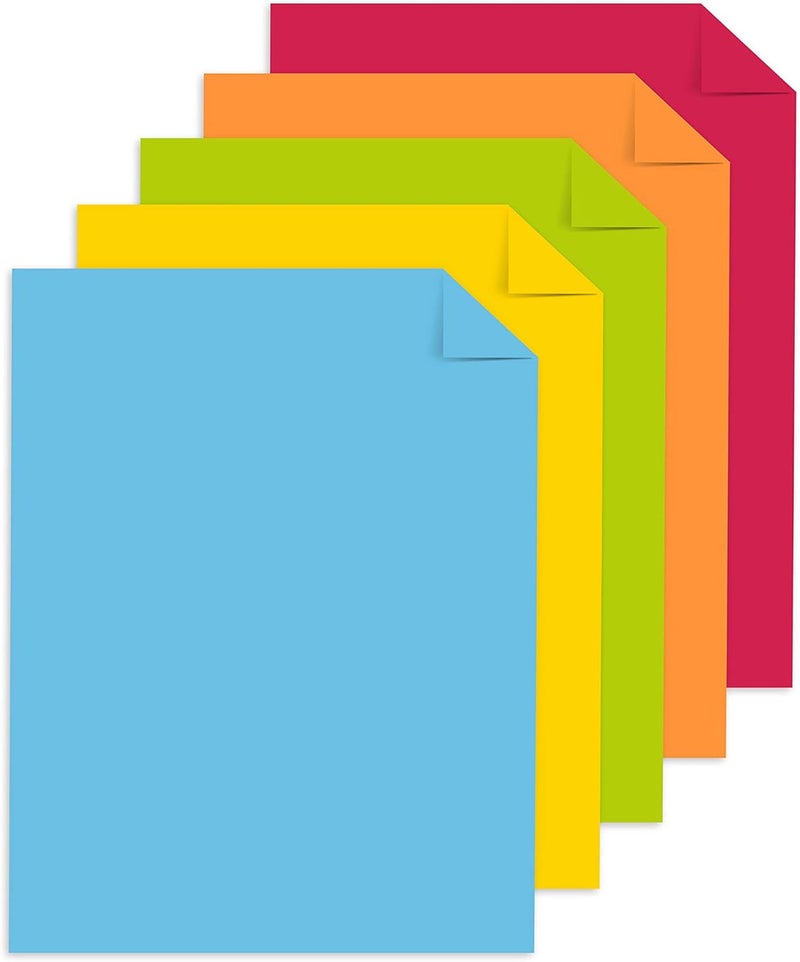 Astrobrights Mega Collection, Colored Cardstock,"Classic" 5-Color Assortment, 320 Sheets, 65 lb/176 gsm, 8.5" x 11" - MORE SHEETS! (91630) - Image 4