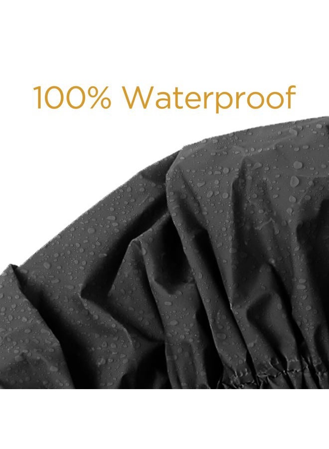 Donna Shower Cap for Women Donna Shower Caps for Women Reusable Waterproof Travel Accessories for Women Spa X-Large, 1PC BLACK COLOR - Image 2