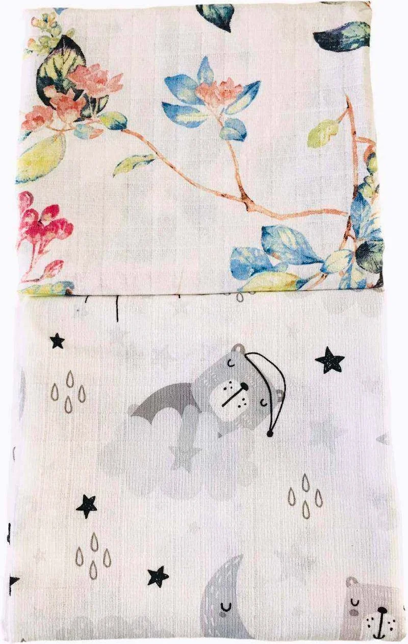 juniperus 2-Piece Multi-Purpose Muslin Blanket