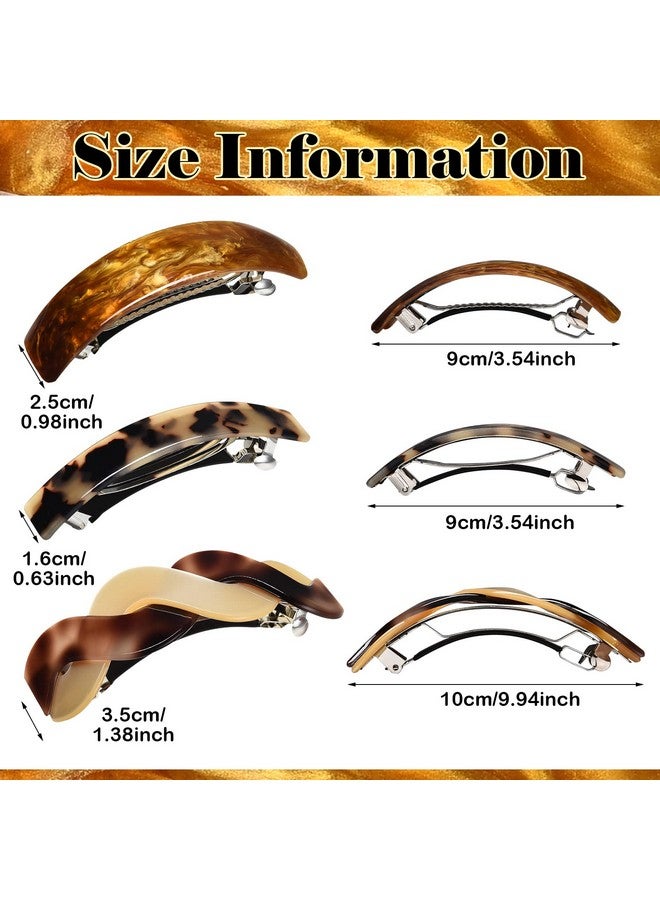 Yinder 9 Pcs Alligator Hair Clips Oval French Barrette Flat Claw Clips Duckbill Sectioning Hair Accessories for Women Jumbo Jaw Hair Clips for Styling Hair Clamps Barrettes for Gifts - Image 2
