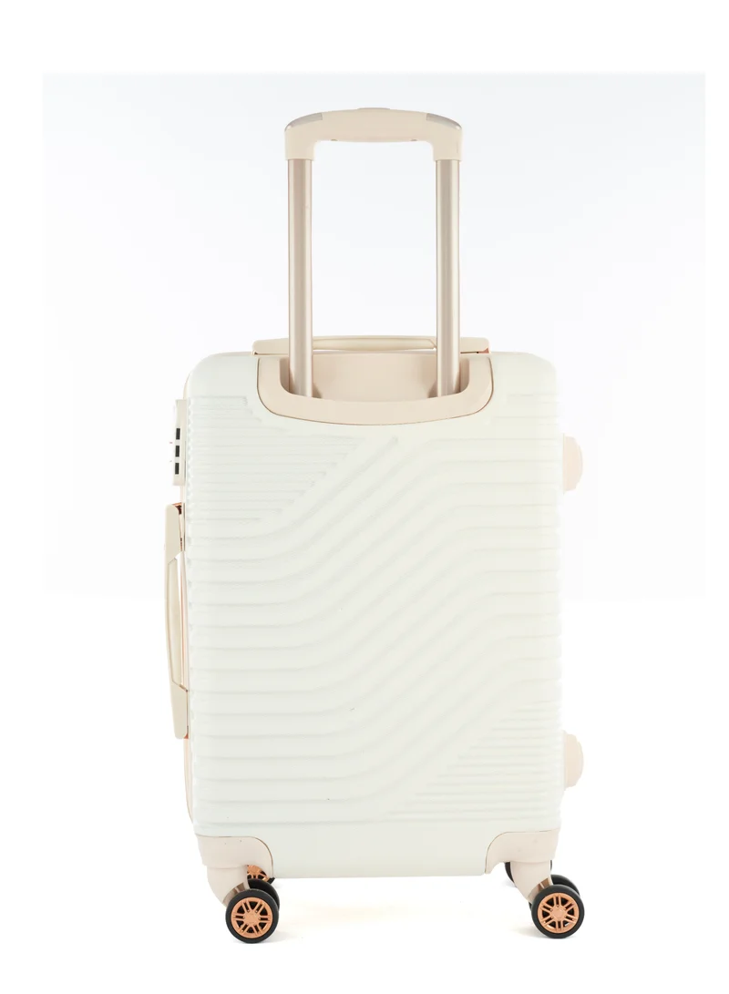 LIMRA Cabin Carry Check-In Luggage Trolley Size 20 inch Beige